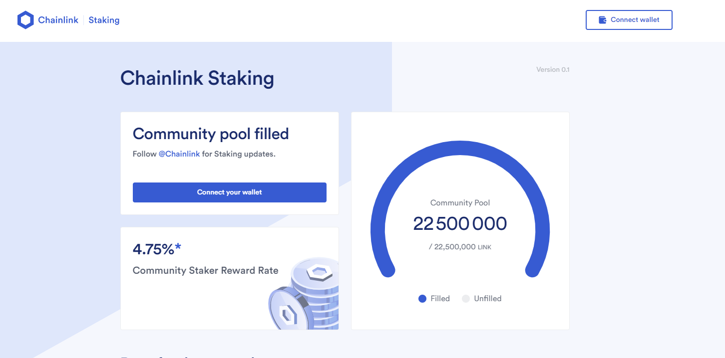 Staking ChainLink