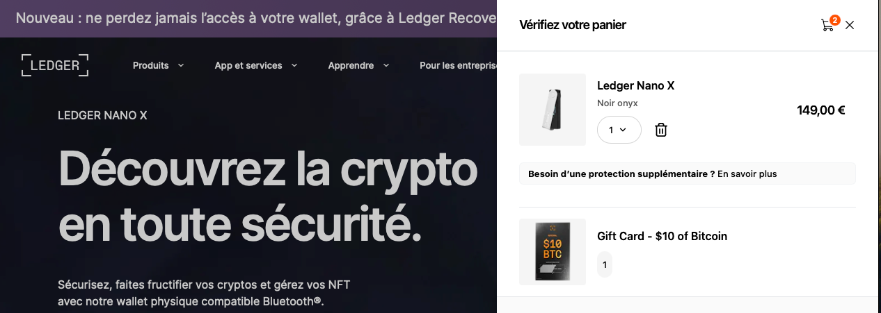 Ledger Nano X : Présentation et notre avis sur ce portefeuille de cryptomonnaies